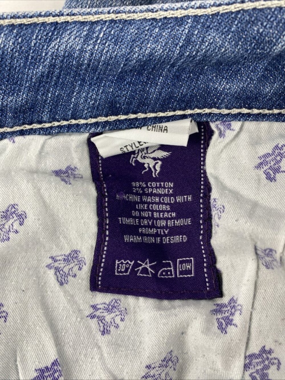 Vigoss Bermuda 5 Pocket Stretch Denim Cuffed Shorts Lowrise Womens / Jrs Size 7 - Picture 8 of 11